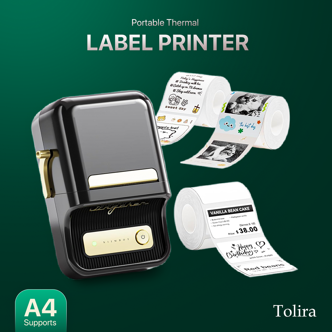 Portable Thermal Label Printer