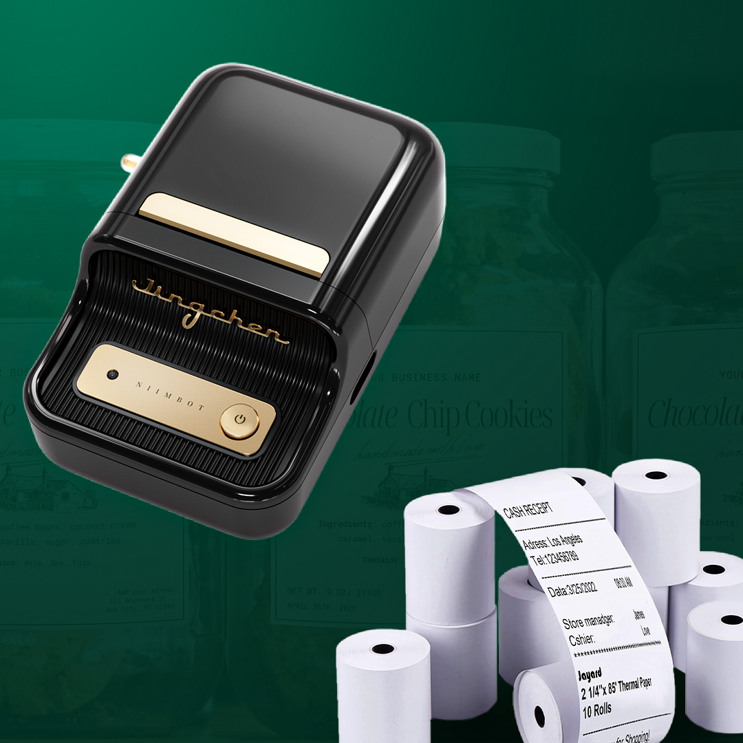 Portable Thermal Label Printer